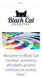 Mobile Screenshot of blackcatcreative.com