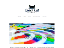 Tablet Screenshot of blackcatcreative.com